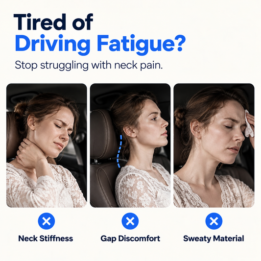 Universal Memory Foam Car Headrest - Free shipping on orders over $50