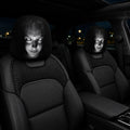 Funny Cartoon Car Headrest Covers – 2PCS Universal Fit