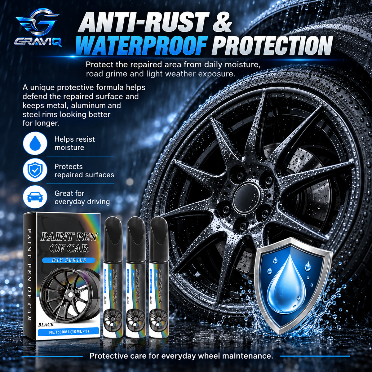 GRAVIQ™ Wheel Scratch Repair Pen