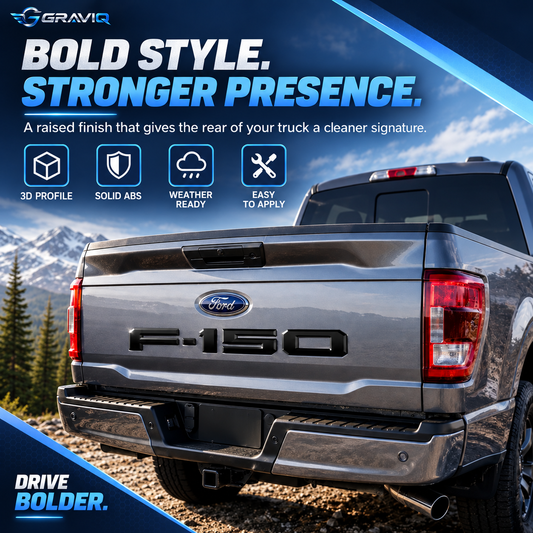 3D Tailgate Letter Inserts for Ford F-150 (2014–2026)