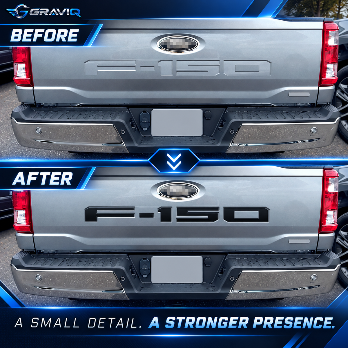 3D Tailgate Letter Inserts for Ford F-150 (2014–2026)