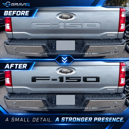 3D Tailgate Letter Inserts for Ford F-150 (2014–2026)
