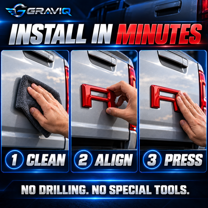 3D Ford Ranger Tailgate Letter Inserts