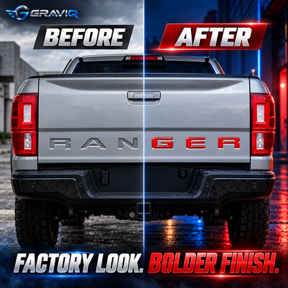 3D Ford Ranger Tailgate Letter Inserts