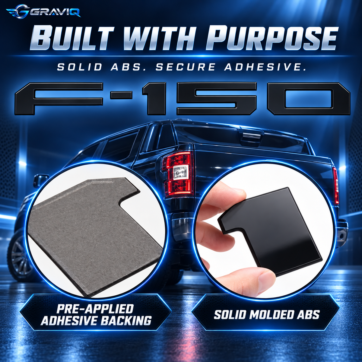 3D Tailgate Letter Inserts for Ford F-150 (2014–2026)