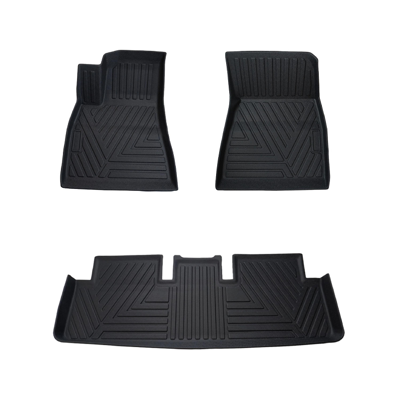 2025 Tesla Model Y/3 RHD TPE Car Floor Mats & Rear Trunk Mat - Waterproof Anti - Slip Durable & Eco - Friendly
