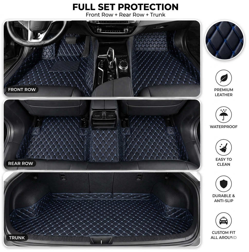 Elvie Heavy Duty Universal Fit Car Mats, SUVs, and Trucks.