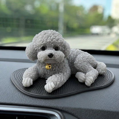 Squishy Dashboard Puppy – Cute Car Companion | GRAVIQ