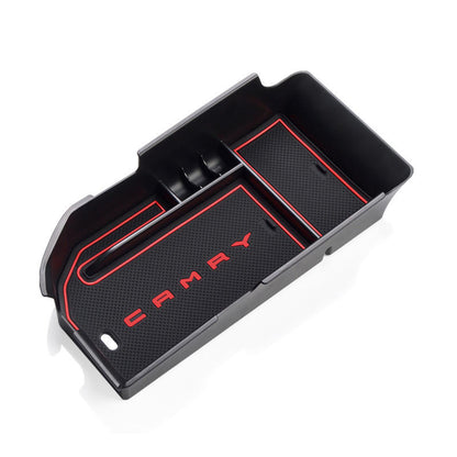 For Toyota Camry 2018-2021 Armrest Storage Box Insert Tray Center Console Organizer Interior Accessories