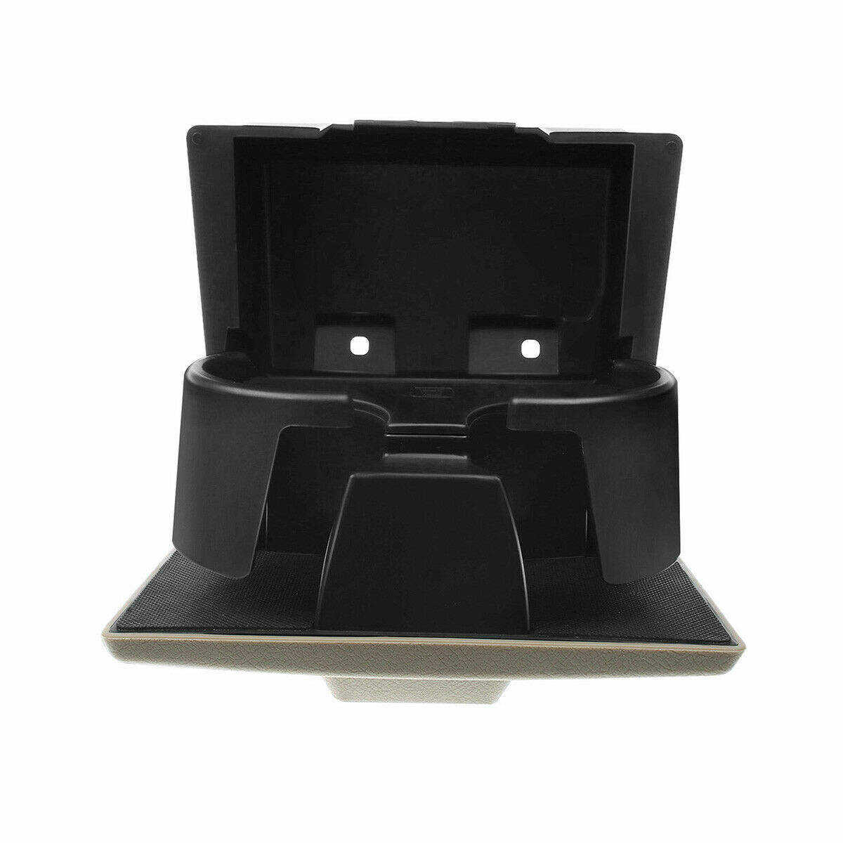 QSF Auto Armrest Rear Water Cup Holder New Plastic for F-250 F-350 F-450 F-550 Super Duty 2008-2010 8C3Z2513562AE 12-Month