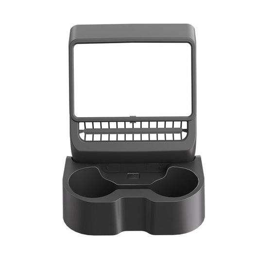 Storage Cup Holder & Organizer Box with Protector for Model Y/3 Rear Air Vents Interior Accessory Accessory