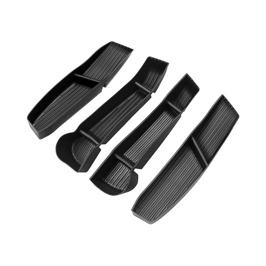 Tesla Model Y Door Pocket Organizer Storage Boxes-TPE Material Easy Clean Long-lasting Luxury Car Interior Accessories for
