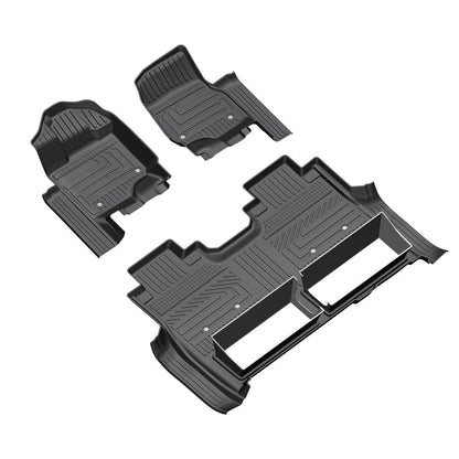 4x4 Accessories TPE 5d Black Floor Mats Auto Exterior Accessories Right Hand Drive Vehicles Carpet for FORD F150 2023-