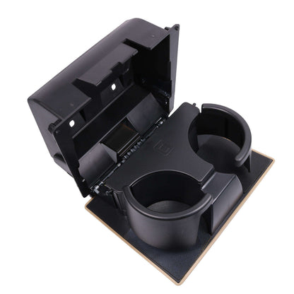 QSF Auto Armrest Rear Water Cup Holder New Plastic for F-250 F-350 F-450 F-550 Super Duty 2008-2010 8C3Z2513562AE 12-Month