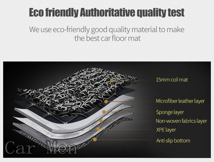 CarMen Car Floor Mats for Toyota Camry 2011 2010 2009 2008 2007 2006 Auto Interior Accessories Leather Carpets Waterproof Custom