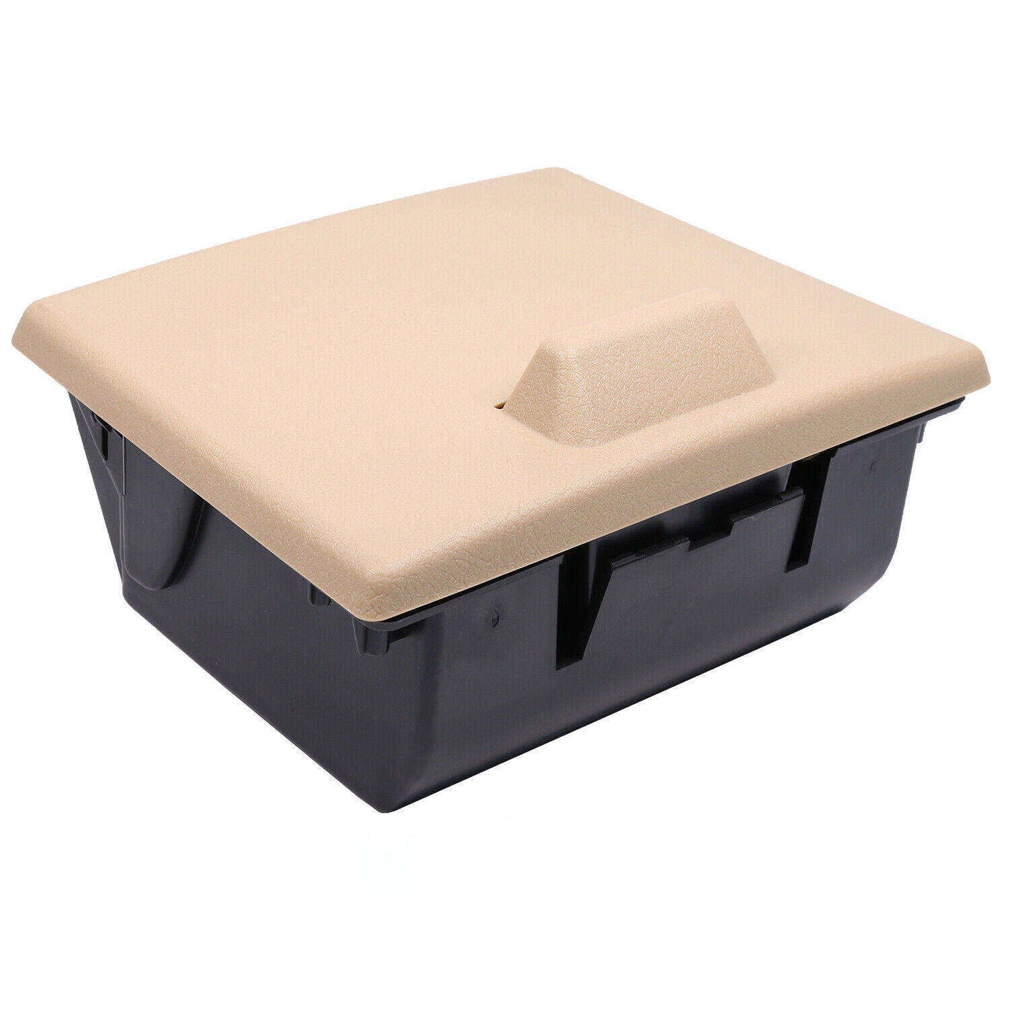 QSF Auto Armrest Rear Water Cup Holder New Plastic for F-250 F-350 F-450 F-550 Super Duty 2008-2010 8C3Z2513562AE 12-Month