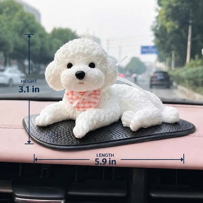 Squishy Dashboard Puppy – Cute Car Companion | GRAVIQ