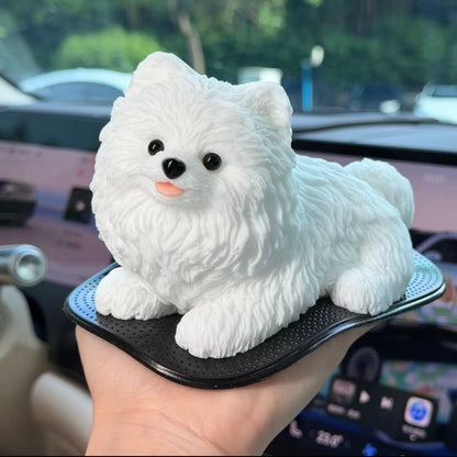 Squishy Dashboard Puppy – Cute Car Companion | GRAVIQ