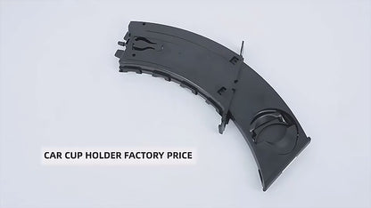 QSF Auto Armrest Rear Water Cup Holder New Plastic for F-250 F-350 F-450 F-550 Super Duty 2008-2010 8C3Z2513562AE 12-Month